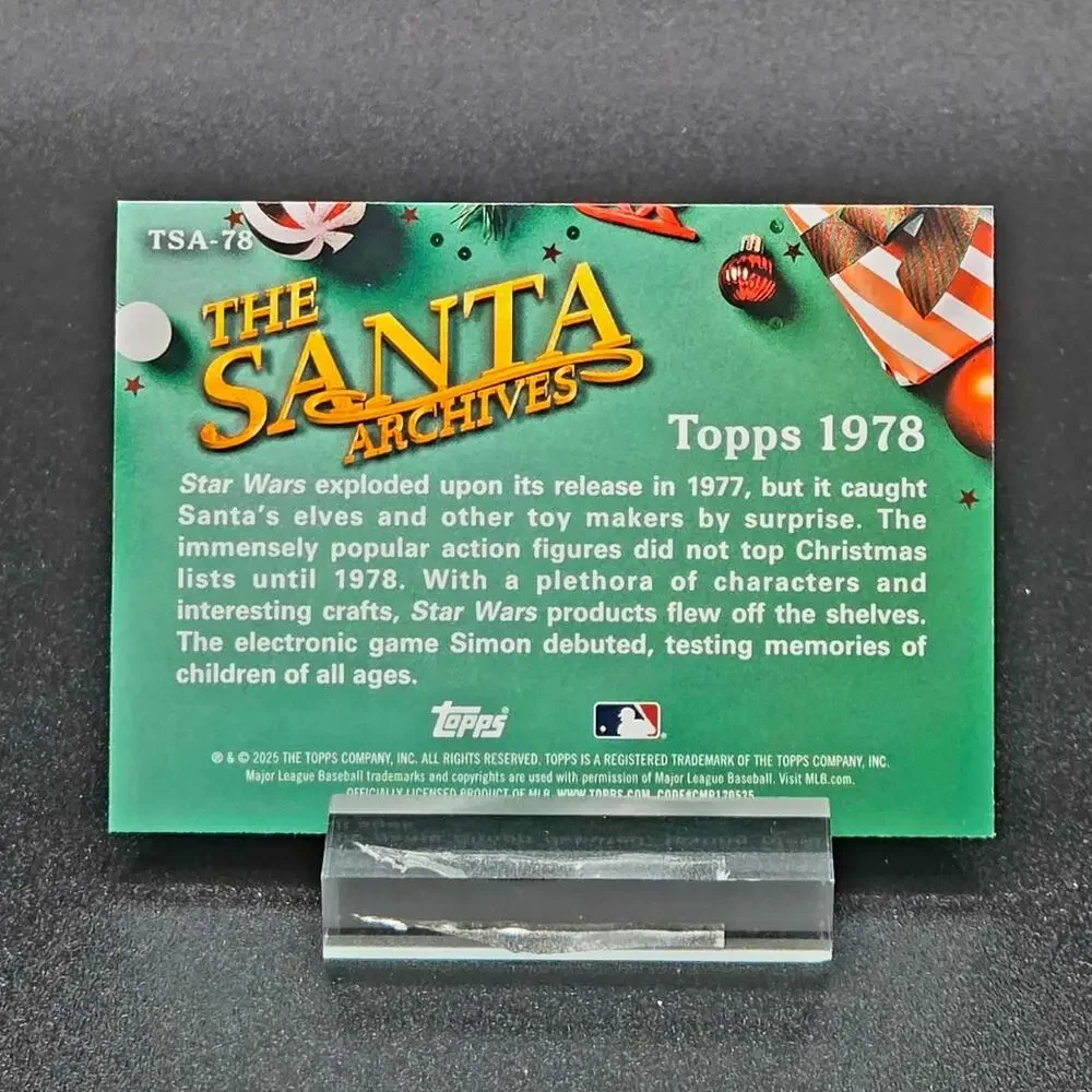 Topps Holiday The Santa Archives SSP Short Print Santas 1961, 1978, 1985 & 2014